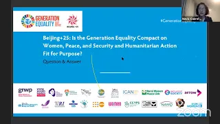 Beijing+25: Is the Generation Equality Compact on WPS and Humanitarian Action Fit for Purpose?