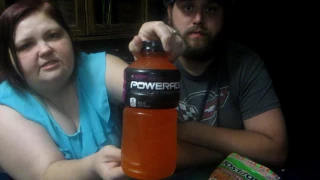 We Try A New Powerade Flavor & Tostitos Salsa Verde Chips!