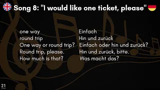 🎤 Learn Basic German_ 10 Easy German Songs With Lyrics _ English _ German #lernen #deutsch #foryou