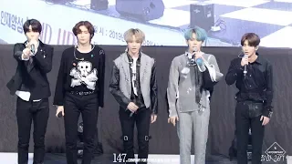 txt full talk 투모로우바이투게더 전체 멘트 191218 4k BY 147Company 라디오공개방송 직캠 fancam