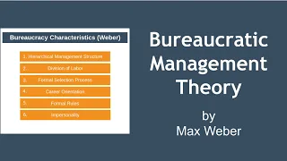 Bureaucratic Management Theory Explained (Max Weber)