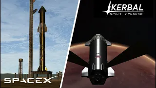 Starship: Mars Mission - KSP Cinematic