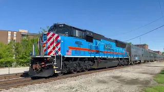 Amtrak & Metra Milwaukee District - North Action In Morton Grove (5/8/24)