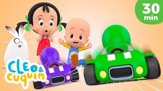 Balloons car race! 🚗🎈 Learn the colors and more with Cuquin's educational videos