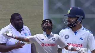 emotional Virat Kohli's reaction after getting out of Cornwell bowling in 1st test ind vs wi