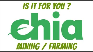 Chia Coin Farming / Mining - Hard Drive mining - is it for You?