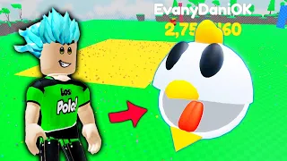 Soy el Pollo mas GRANDE!! en Roblox eat balls simulator