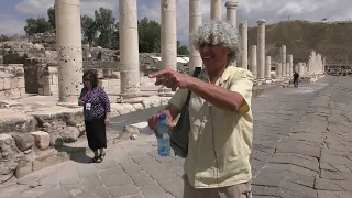 Exploring the ruins of Beit She'an, Tito, S3760009