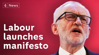 Jeremy Corbyn launches Labour Party manifesto