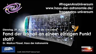 #FragenAnsUniversum: Fand der Urknall an einem einzigen Punkt statt?