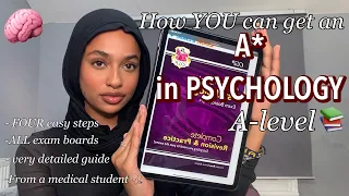 How I got an A* for A-level psychology | Revision tips, resources, notes, active recall and websites