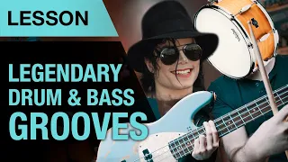 How to play drums with a bass player | Legendary Drum and Bass Grooves | Lesson