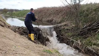 Expedition #14 | Beaver dam removal.  Big and beautiful waterfall.