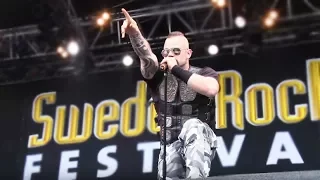 Sabaton - National anthem and excerpts of songs - Sweden Rock Festival 2012