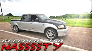 SWAPPED SLEEPER! Full boost rips in a boosted, coyote swapped F150!
