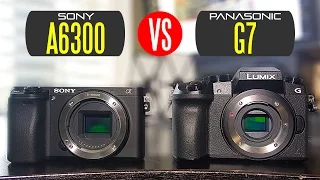 Sony A6300 vs Panasonic G7 - Whats The Best Budget 4K Camera?