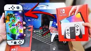 FOUND WORKING NINTENDO SWITCH OLED INSIDE GAMESTOP DUMPSTER!! JACKPOT!! WHITE NINTENDO SWITCH OLED!!