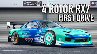 4 ROTOR RX7 FIRST TEST AT LZ WORLD TOUR | RX7 Rebuild Part 4