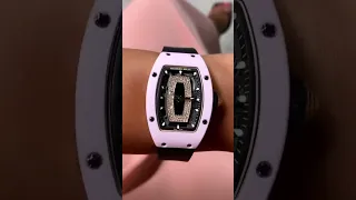 On Wednesdays we wear pink 👛🎀 Richard Mille RM 07-01 Pink Ceramic Jasper Automatic Ladies