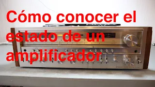 Cómo conocer el estado de un amplificador. Demostrado con un Pioneer SX-1080 [4K]