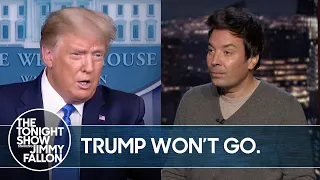 Trump Refuses to Say He’ll Leave White House | The Tonight Show