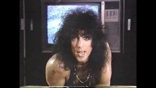 KISS - Paul Stanley hosting MTV Heavy Metal Mania - 10/17/85