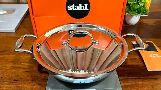 New Stahl Steel Kadai triply 2L 22cm Review  Stahl Steel cookware  steel Ki Kadai