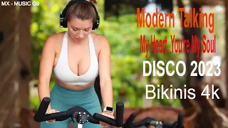 Modern Talking -  My Heart, You're My Soul ) Remix - Beautiful Girl - Bikinis 4k (ITALO DISCO 2023