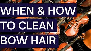When & How To Clean Bow Hair For Violin, Viola, & Cello | Robert Cauer Violins