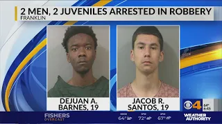 2 teens, 2 juveniles arrested in Franklin robbery