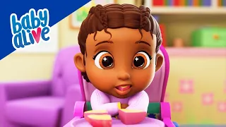 Baby Alive en Español🍼Los bebés prueban aperitivos saludables🍎Dibujos Animados Para Niños💕