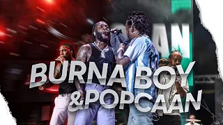 BURNA BOY ft POPCAAN performing "Toni-Ann Singh" hit song!