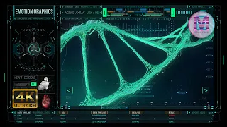 Sci-Fi Futuristic DNA Medical Screen | Emotion Graphics | 2022