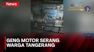 Geng Motor Serang Warga di Tangerang, 1 Orang Terluka