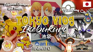 Tokyo Vlog Ikebukuro 🇯🇵🛍️ Sunshine City, Pikachu Sweets, Pokémon Center, ANIMATE Store