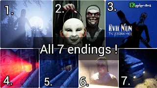 Evil Nun The Broken Mask all endings