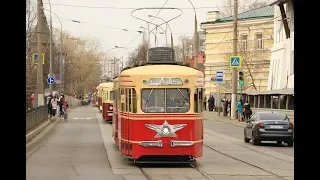 Парад трамваев в Москве 20 апреля 2019 г.