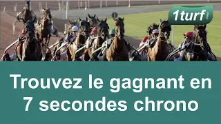 Trouvez un gagnant au PMU en 7 secondes chrono