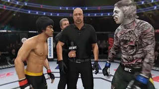 Bruce Lee vs. Grey Monster - EA Sports UFC 3