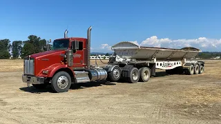 Работа на самосвале и Окончательная серия Установление пневмосистемы на Kenworth W900L￼ Ремонт