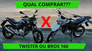 Qual é a Melhor Cb 250 Twister ou Nxr Bros 160? COMPARATIVO COM OPNIÃO DE MECÂNICOS