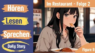 #2 Maria die Lehrerin - Im Restaurant | Deutsch Lernen | Geschichte & Vokabeln & Musik