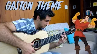 Gaston Theme (Beauty and the Beast) - Fingerstyle Guitar (Marcos Kaiser)