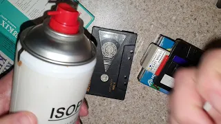 Fixing , Cleaning , White - Grey residue problem in audio cassettes, tapes with Nagaoka CW-402