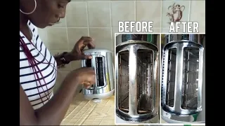 How to deep clean your toaster + Tips on how to clean the inside of your toaster