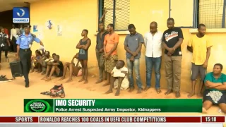 Police Arrest Suspected Army Impostor,Kidnappers