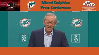 Miami Dolphins Owner Stephen Ross Meets w/ Media after Relieving HC Brian Flores of His Duties 1/22