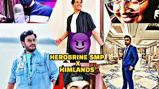 Herobrine smp X himlands #yessmartypie #himlands #herobrinesmp #short #ujjwalgamer #gamerfleet