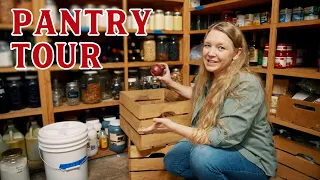A Late Winter Pantry Tour (Root Cellar, Pantry and Cheese Cave!)