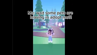 These adopt me pets are leaving forever…😢🙁